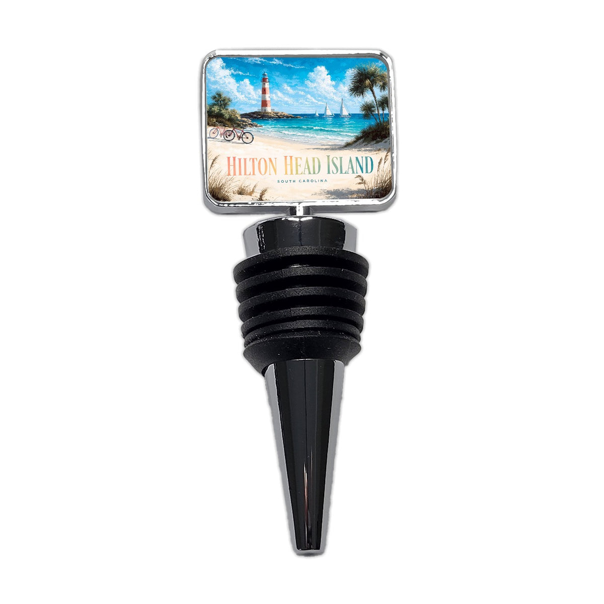 Hilton Head Island South Carolina Travel Wine Bottle Stopper