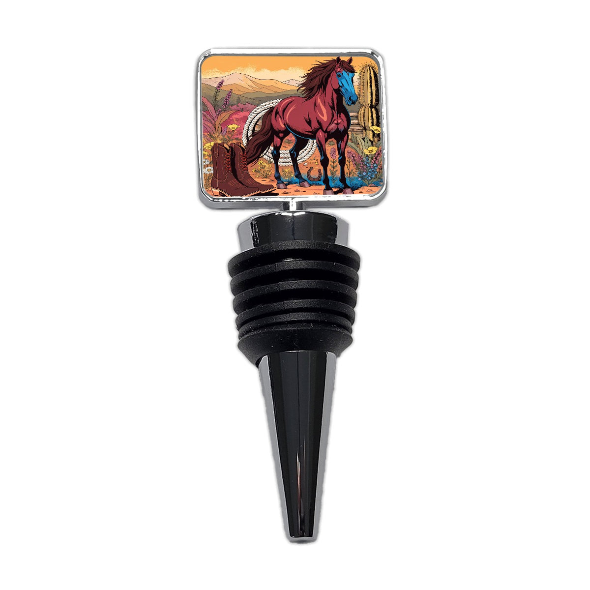 Horse Rancher Western Cowboy Wine Bottle Stopper