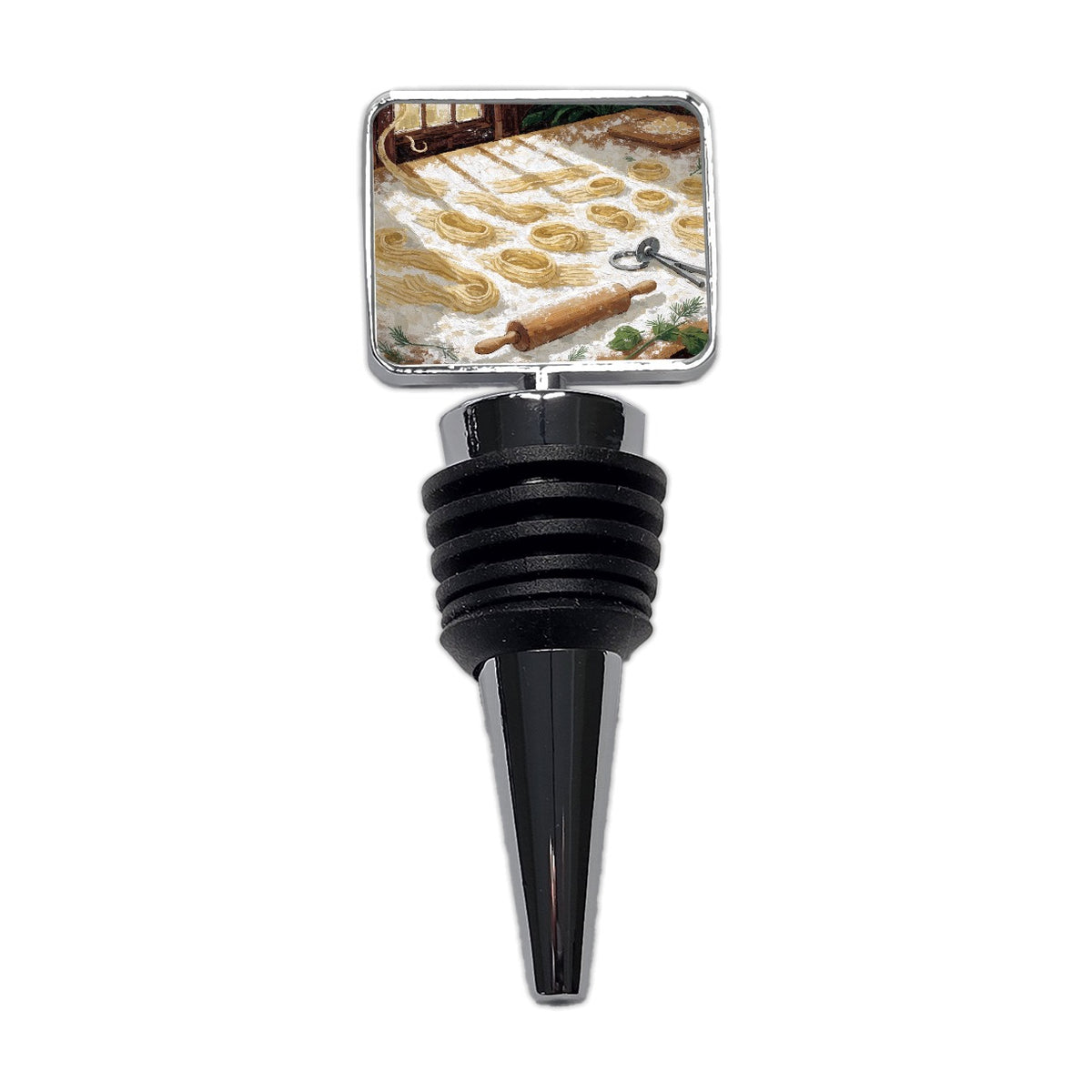Italian Pasta Making Wine Bottle Stopper