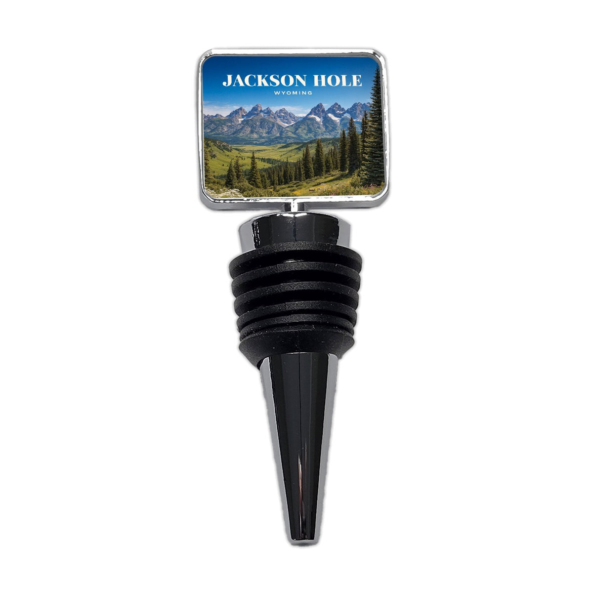 Jackson Hole Wyoming Travel Wine Bottle Stopper