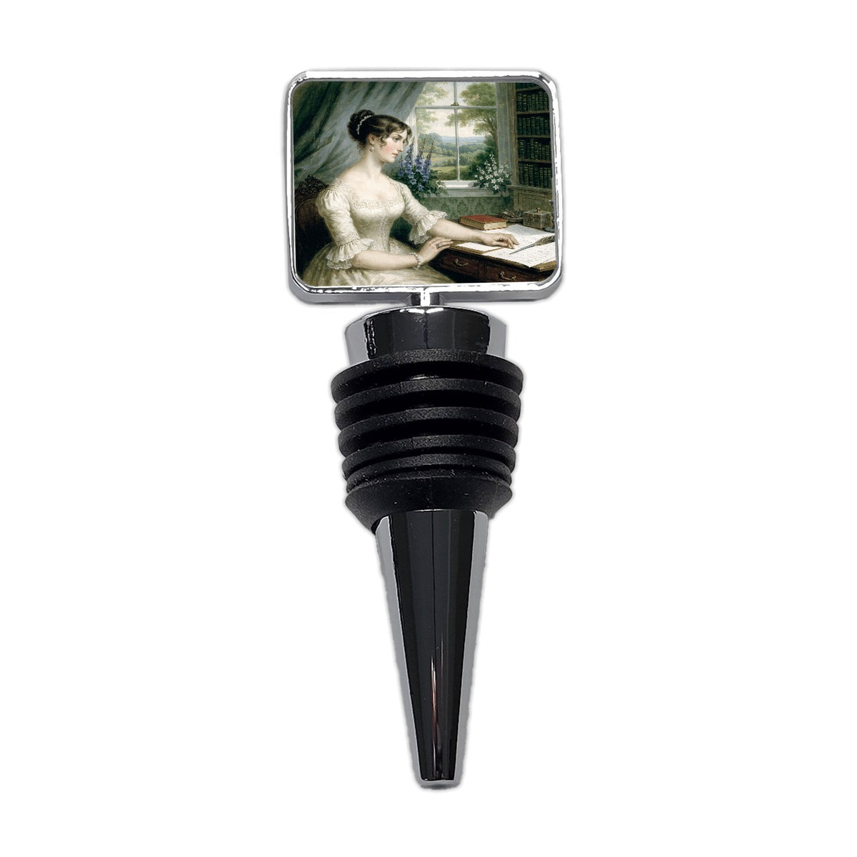 Jane Austen Author Wine Bottle Stopper