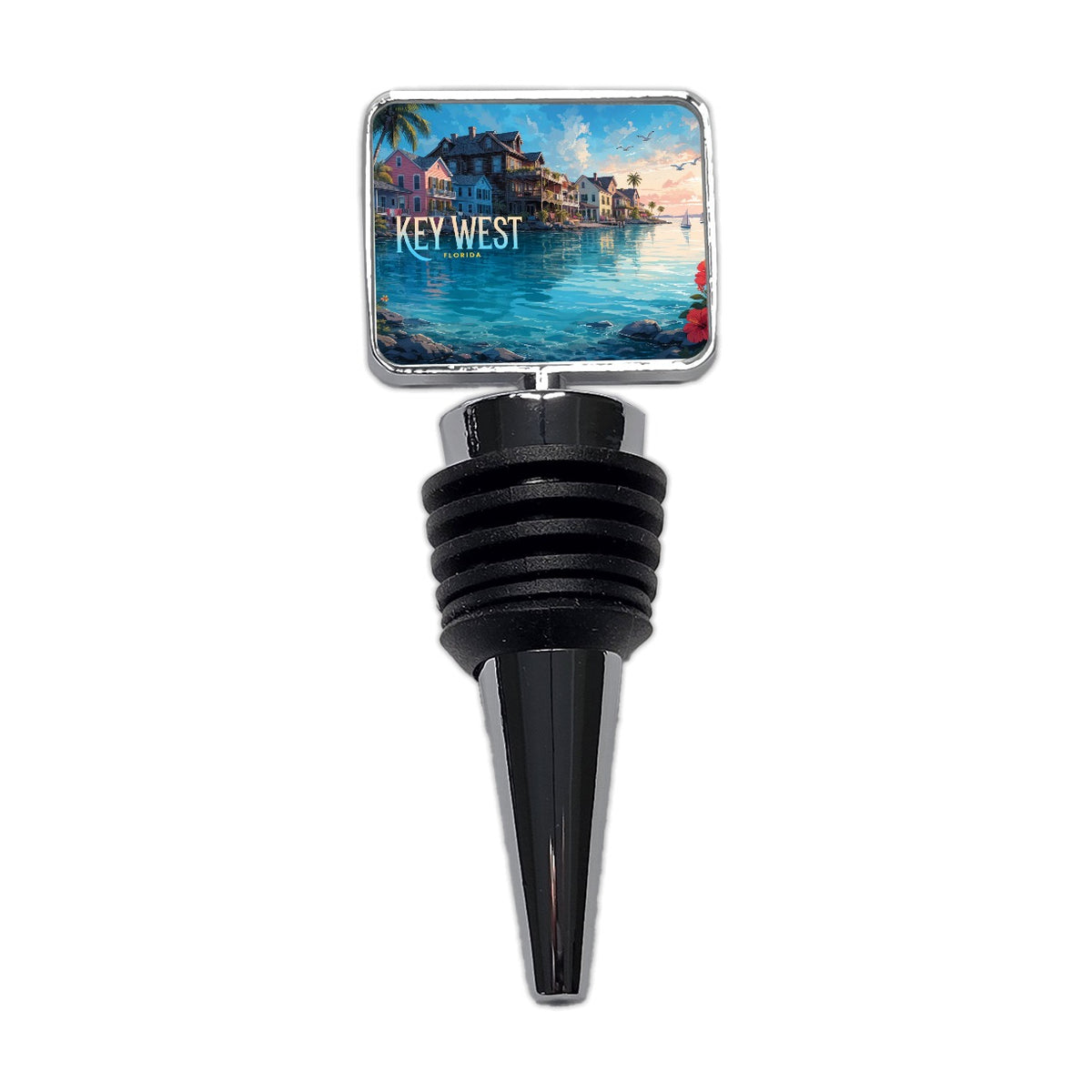 Key West Florida Travel Wine Bottle Stopper