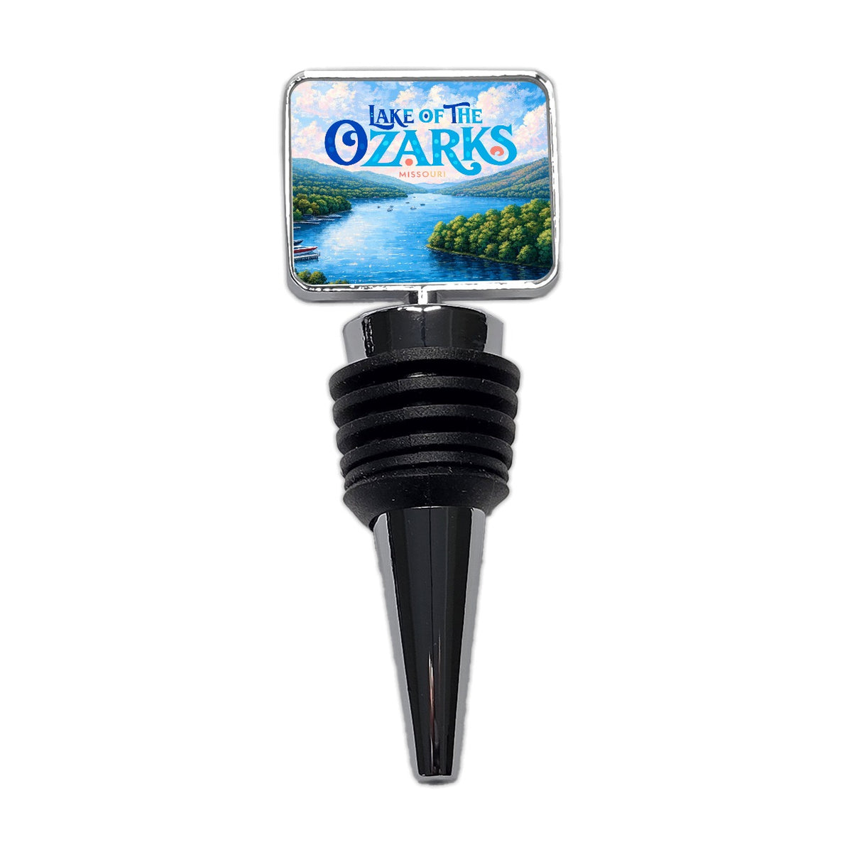 Lake of the Ozarks Missouri Travel Wine Bottle Stopper