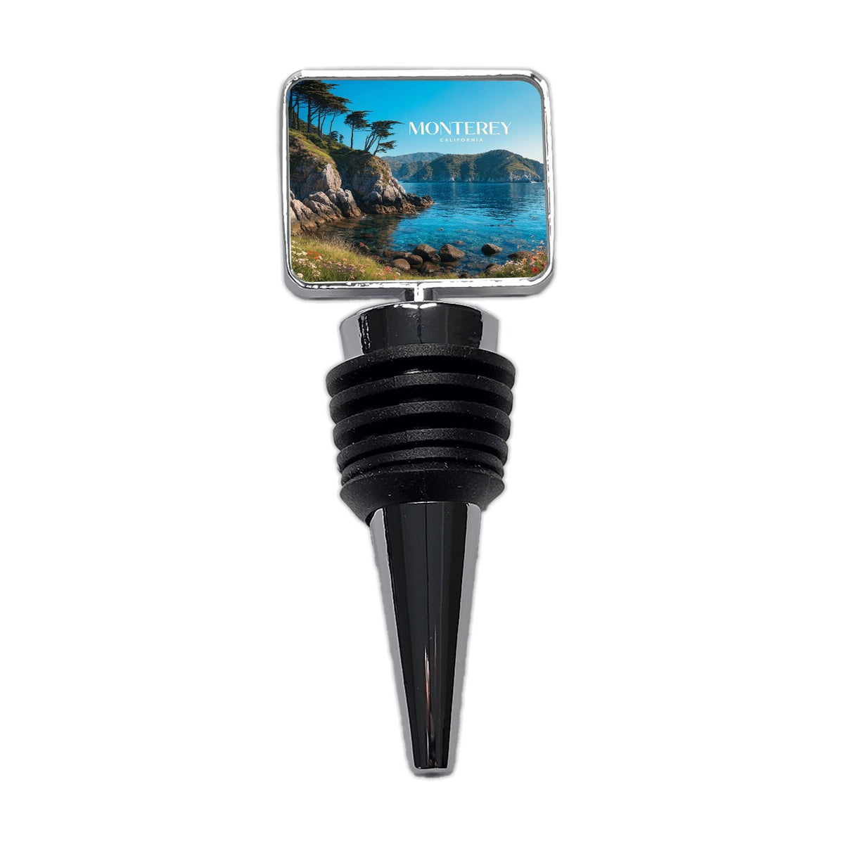 Monterey California Travel Wine Bottle Stopper