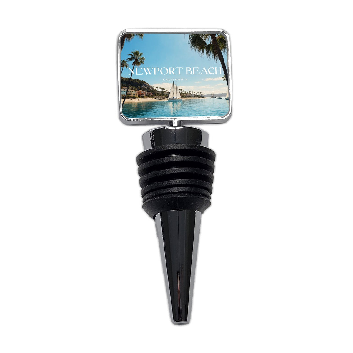 Newport Beach California Travel Wine Bottle Stopper