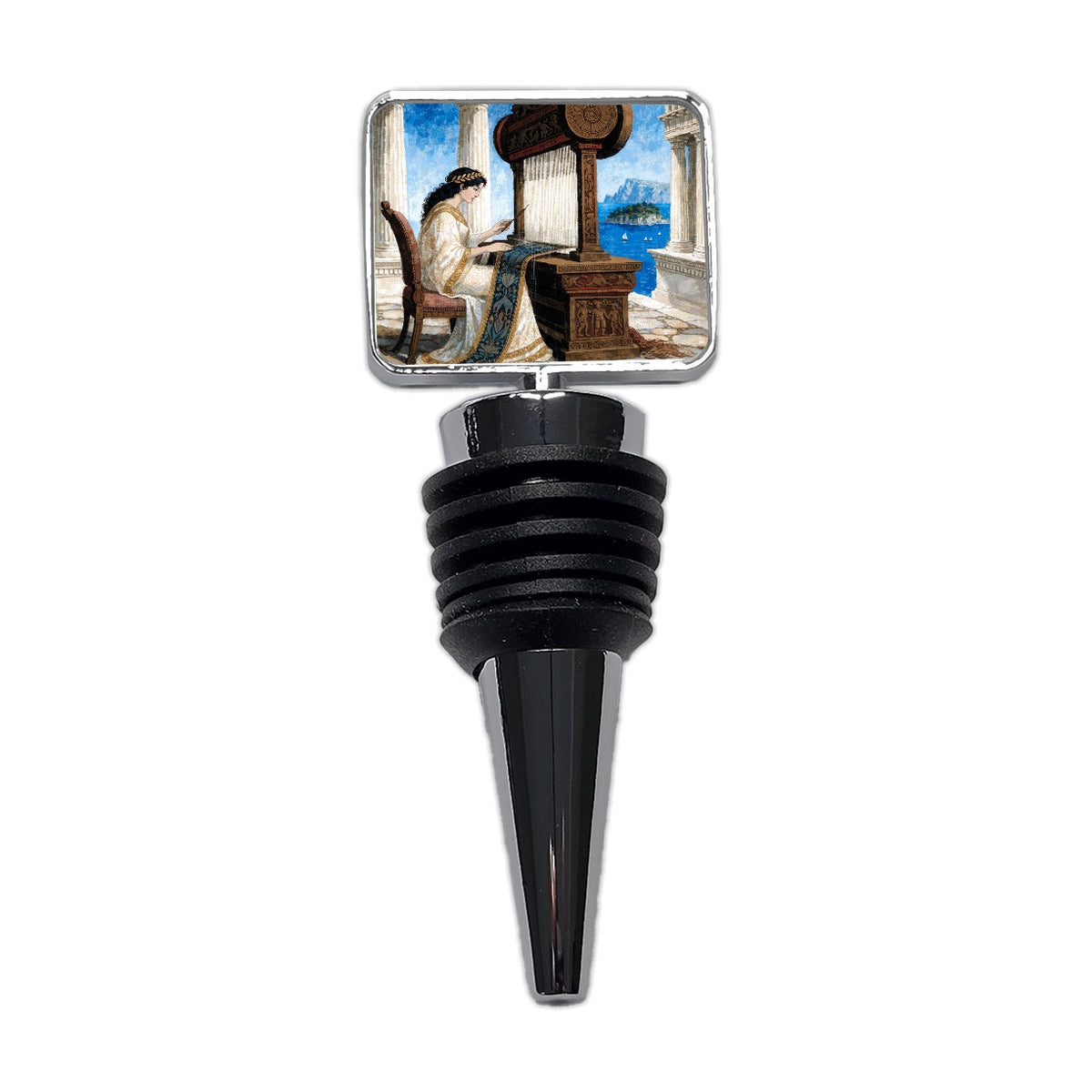Penelope Greek Mythology Wine Bottle Stopper