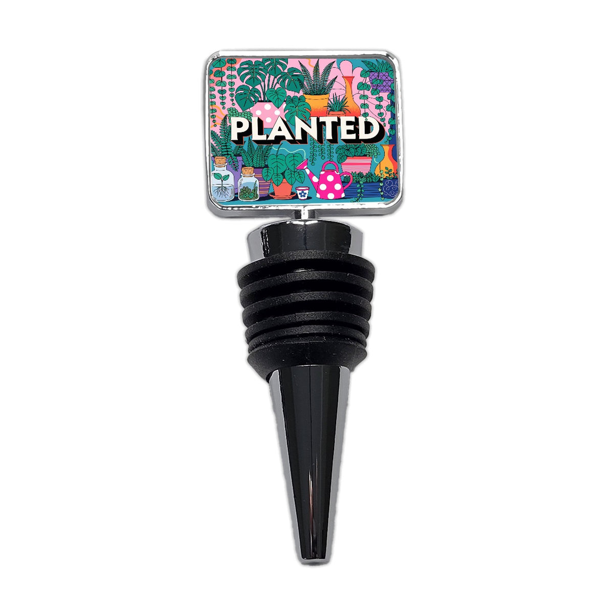 Planted Gardener Gardening Plants Wine Bottle Stopper