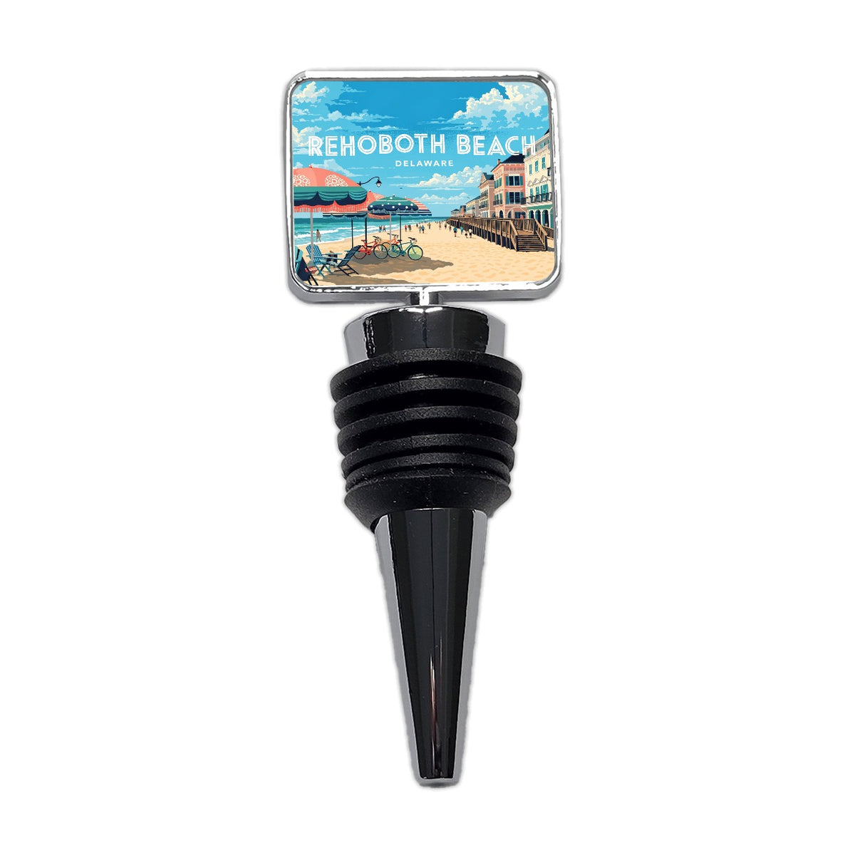 Rehoboth Beach Delaware Travel Wine Bottle Stopper