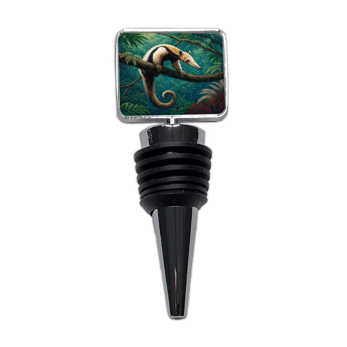Tamandua Tropical Forest Wine Bottle Stopper