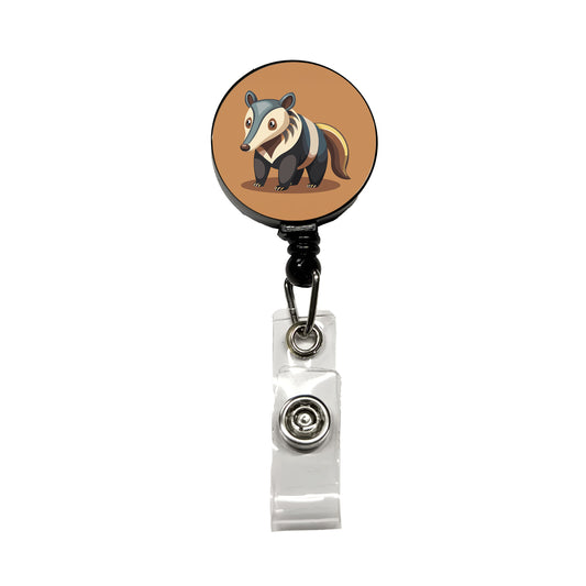 Anteater Animal Retractable ID Key Card Name Tag Badge Holder with Clip