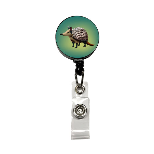 Armadillo Standing Retractable ID Key Card Name Tag Badge Holder with Clip