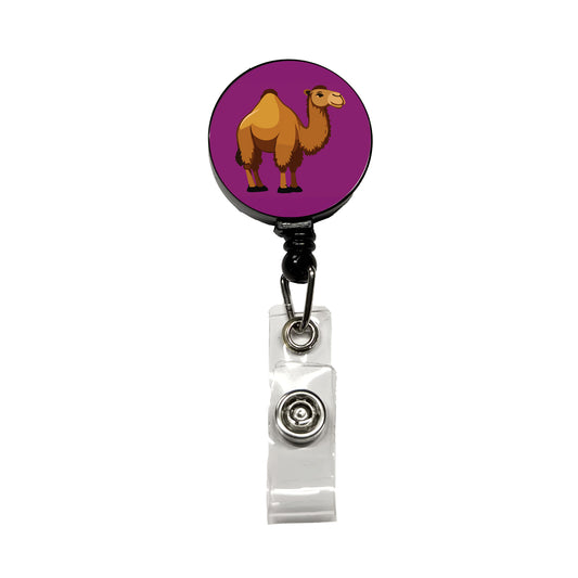 Camel Cute Profile Retractable ID Key Card Name Tag Badge Holder with Clip