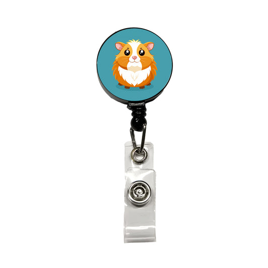 Guinea Pig Cute Retractable ID Key Card Name Tag Badge Holder with Clip