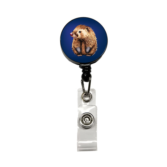 Porcupine Cute Retractable ID Key Card Name Tag Badge Holder with Clip