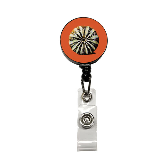 Sea Urchin Ocean Animal Echinoderm Retractable ID Key Card Name Tag Badge Holder with Clip