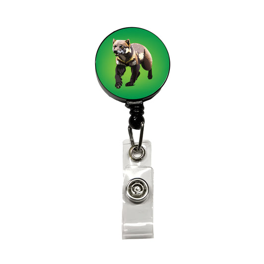 Wolverine Walking Retractable ID Key Card Name Tag Badge Holder with Clip
