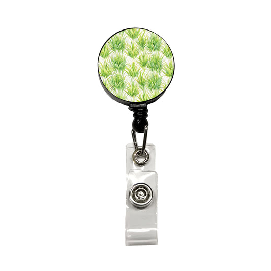 Lots Of Wild Grass Retractable ID Key Card Name Tag Badge Holder with Clip