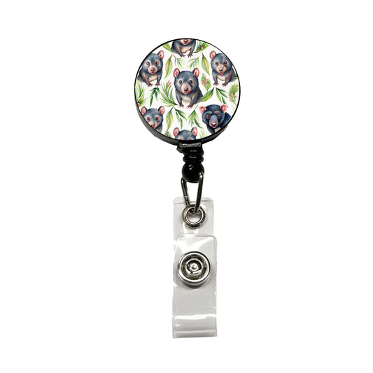 Sweet Tasmanian Devils Retractable ID Key Card Name Tag Badge Holder with Clip
