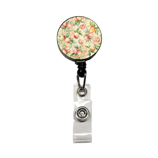 Peaches And Cream Wallpaper Retractable ID Key Card Name Tag Badge Holder with Clip
