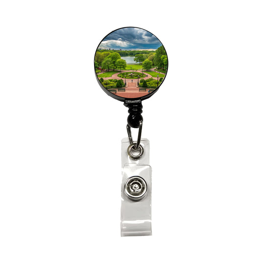 New York City NYC Central Park Retractable ID Key Card Name Tag Badge Holder with Clip