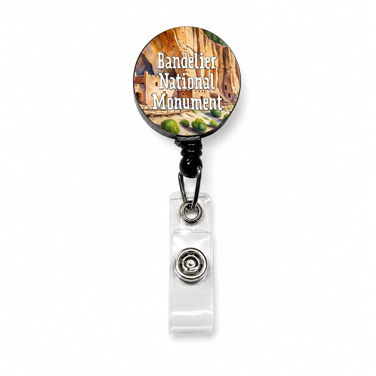 Bandelier National Monument New Mexico Retractable ID Key Card Name Tag Badge Holder with Clip