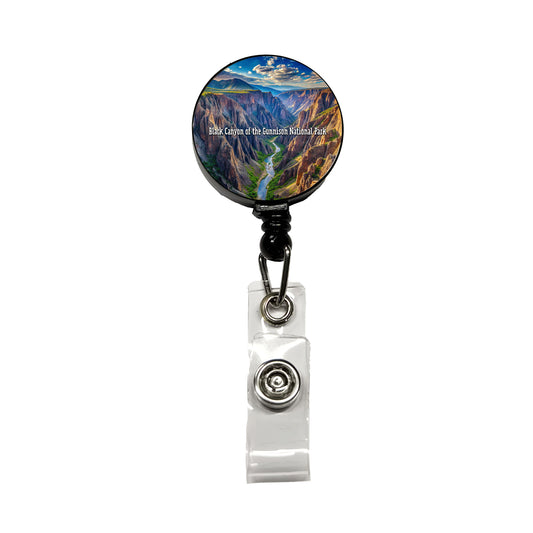 Black Canyon of the Gunnison National Park Colorado Retractable ID Key Card Name Tag Badge Holder with Clip