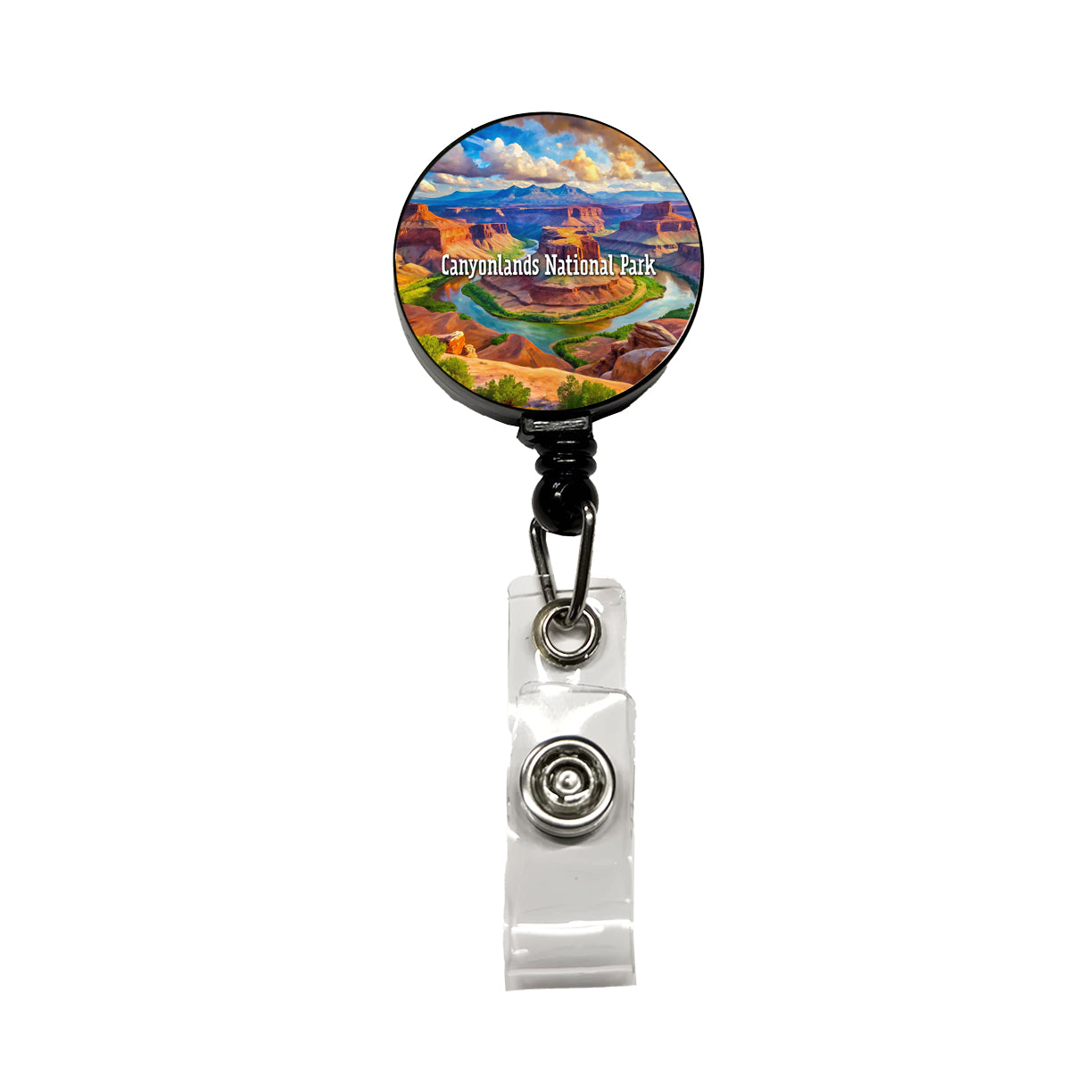 Canyonlands National Park Utah Retractable ID Key Card Name Tag Badge Holder with Clip