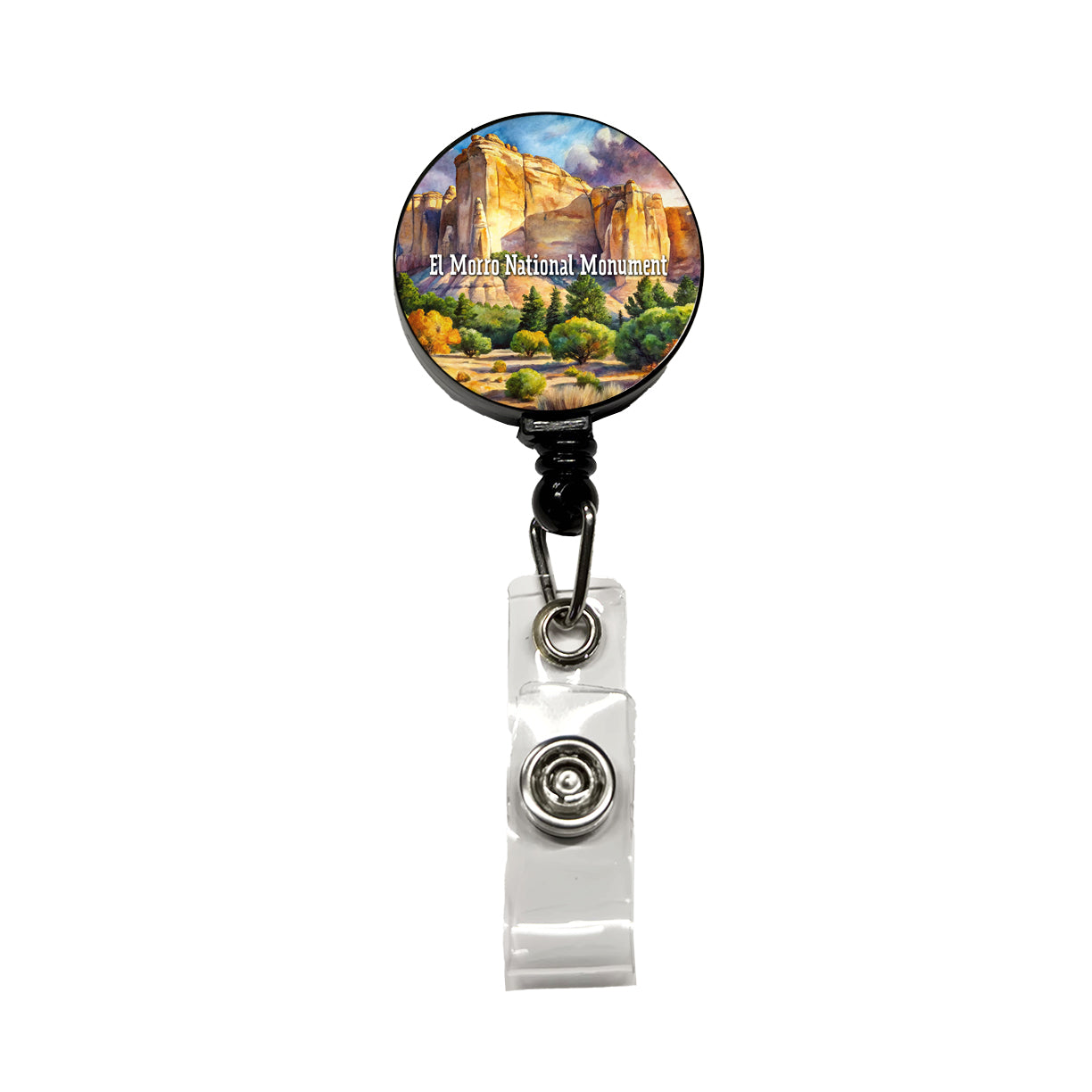 El Morro National Monument New Mexico Retractable ID Key Card Name Tag Badge Holder with Clip