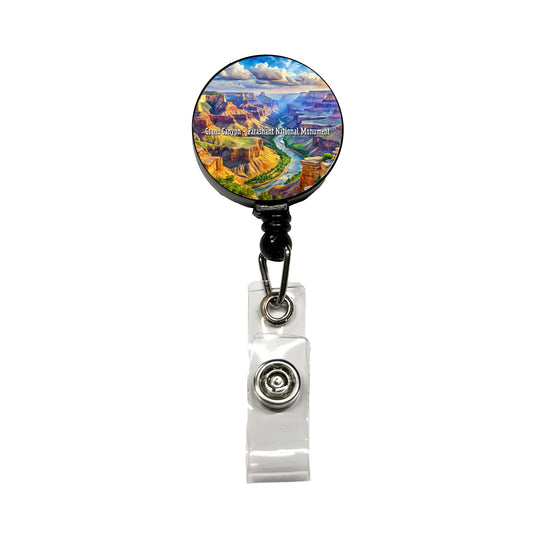 Grand Canyon - Parashant National Monument Arizona Retractable ID Key Card Name Tag Badge Holder with Clip