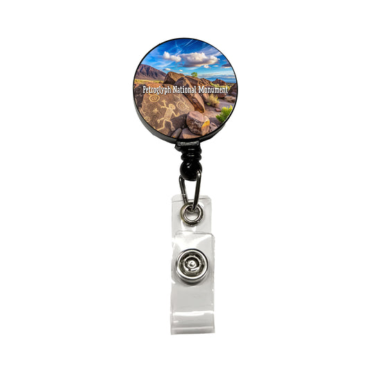 Petroglyph National Monument New Mexico Retractable ID Key Card Name Tag Badge Holder with Clip