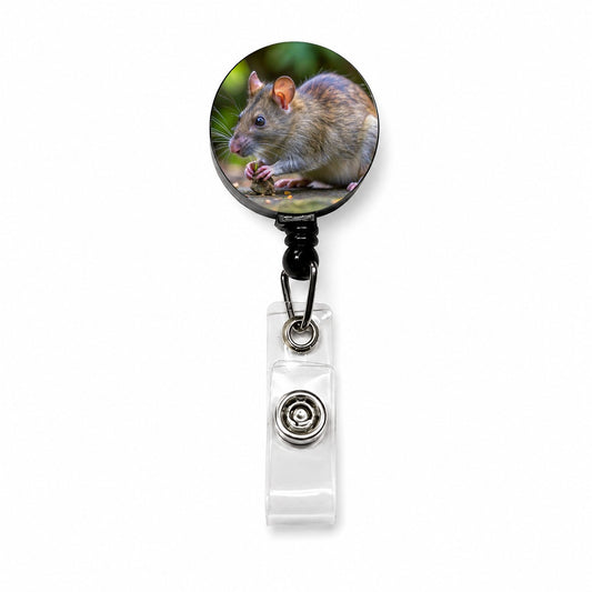 Pouch Rat Retractable ID Key Card Name Tag Badge Holder with Clip