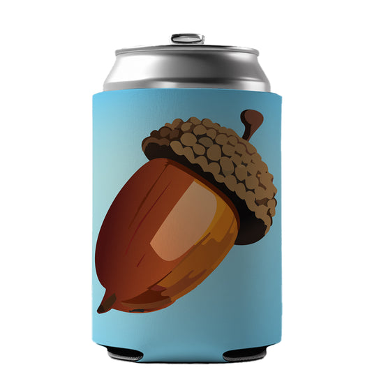 Acorn Nature Can Cooler Beer Soda Drink Insulated Holder Sleeve Hugger