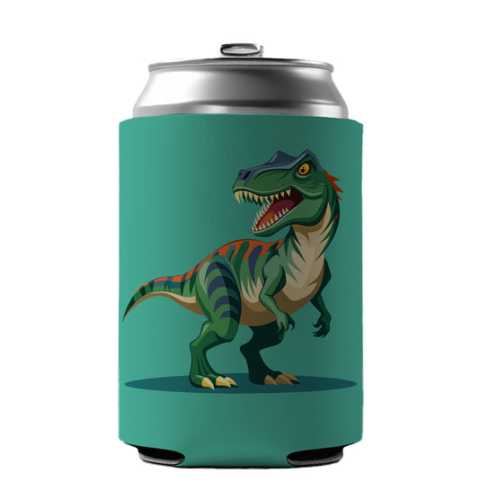 Allosaurus Dinosaur Can Cooler Beer Soda Drink Insulated Holder Sleeve Hugger