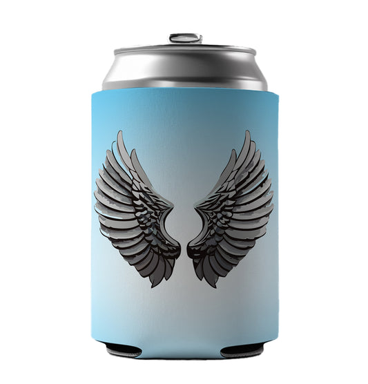 Angel Wings Pair Can Cooler Beer Soda Drink Insulated Holder Sleeve Hugger