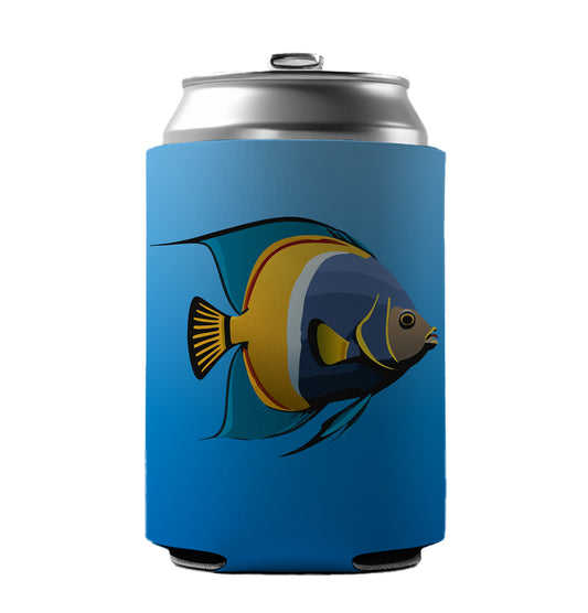 Angelfish Angel Fish Ocean Fresh Water Can Cooler Beer Soda Drink Insulated Holder Sleeve Hugger