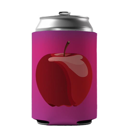 Apple Red Fruit Can Cooler Beer Soda Drink Insulated Holder Sleeve Hugger
