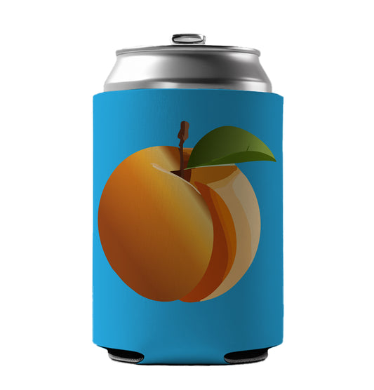 Apricot Fruit Can Cooler Beer Soda Drink Insulated Holder Sleeve Hugger