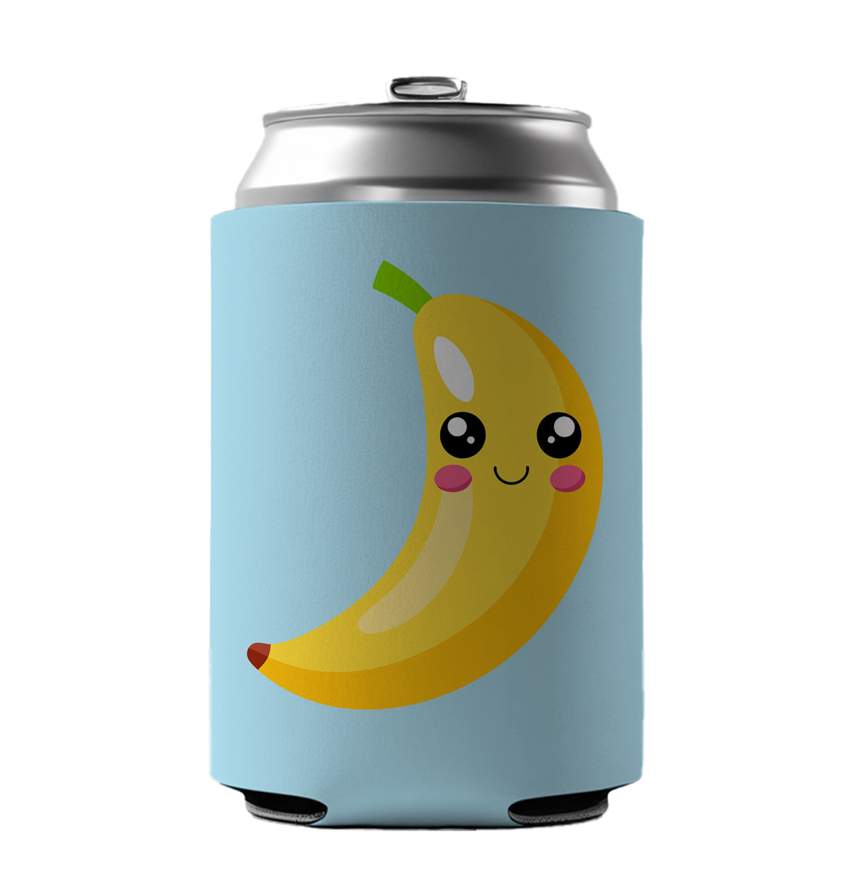Banana Cute Happy Fruit Can Cooler Beer Soda Drink Insulated Holder Sleeve Hugger