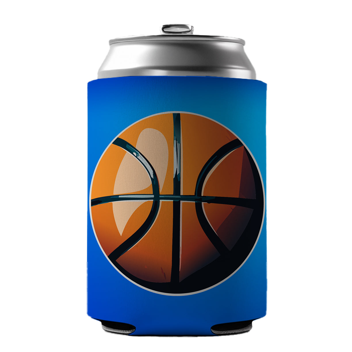 Basketball Sport Can Cooler Beer Soda Drink Insulated Holder Sleeve Hugger