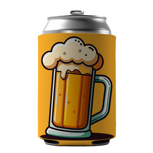 Beer Glass Foaming Stein Can Cooler Beer Soda Drink Insulated Holder Sleeve Hugger