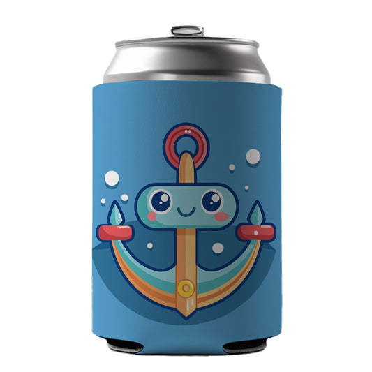 Boat Anchor Cute Can Cooler Beer Soda Drink Insulated Holder Sleeve Hugger