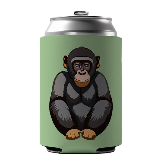 Bonobo Pygmy Chimpanzee Primate Africa Can Cooler Beer Soda Drink Insulated Holder Sleeve Hugger