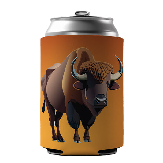 Buffalo Standing Can Cooler Beer Soda Drink Insulated Holder Sleeve Hugger