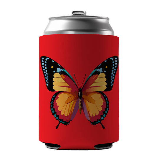 Butterfly Colorful Can Cooler Beer Soda Drink Insulated Holder Sleeve Hugger