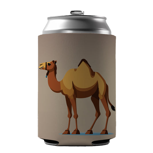 Camel Standing Can Cooler Beer Soda Drink Insulated Holder Sleeve Hugger
