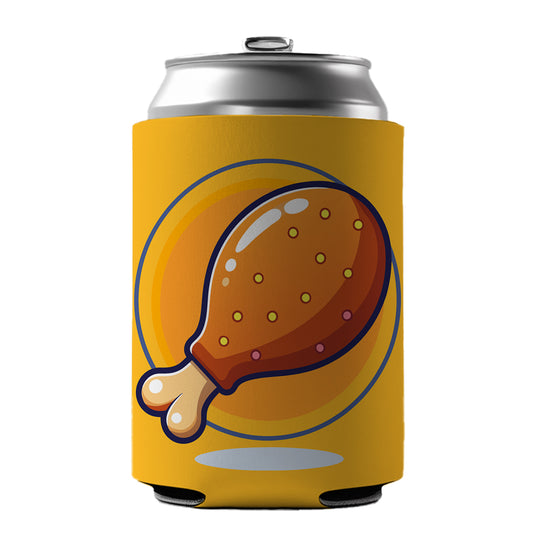 Chicken Drumstick Can Cooler Beer Soda Drink Insulated Holder Sleeve Hugger