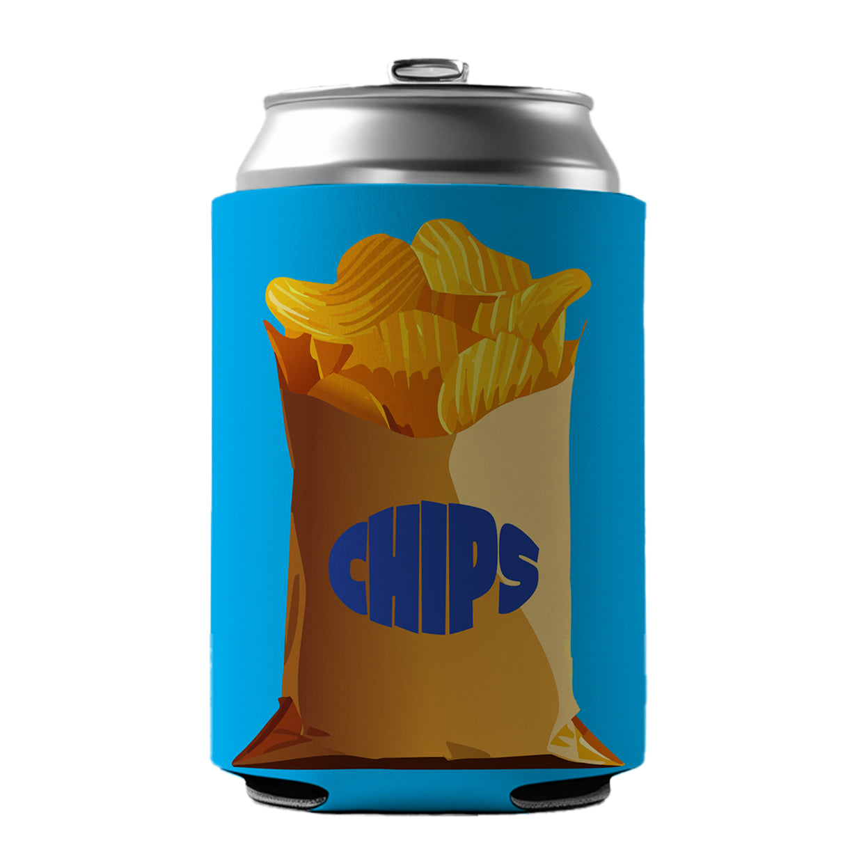 Chips Bag Snack Food Can Cooler Beer Soda Drink Insulated Holder Sleeve Hugger