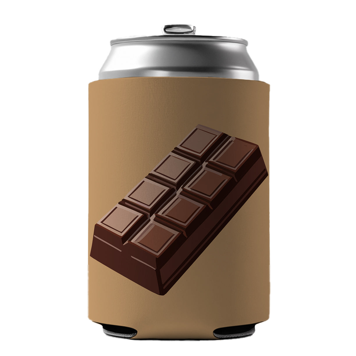 Chocolate Bar Candy Can Cooler Beer Soda Drink Insulated Holder Sleeve Hugger