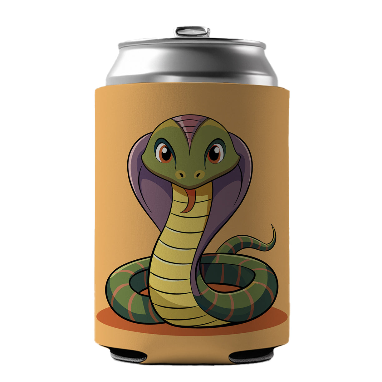 Cobra Snake Cute Can Cooler Beer Soda Drink Insulated Holder Sleeve Hugger