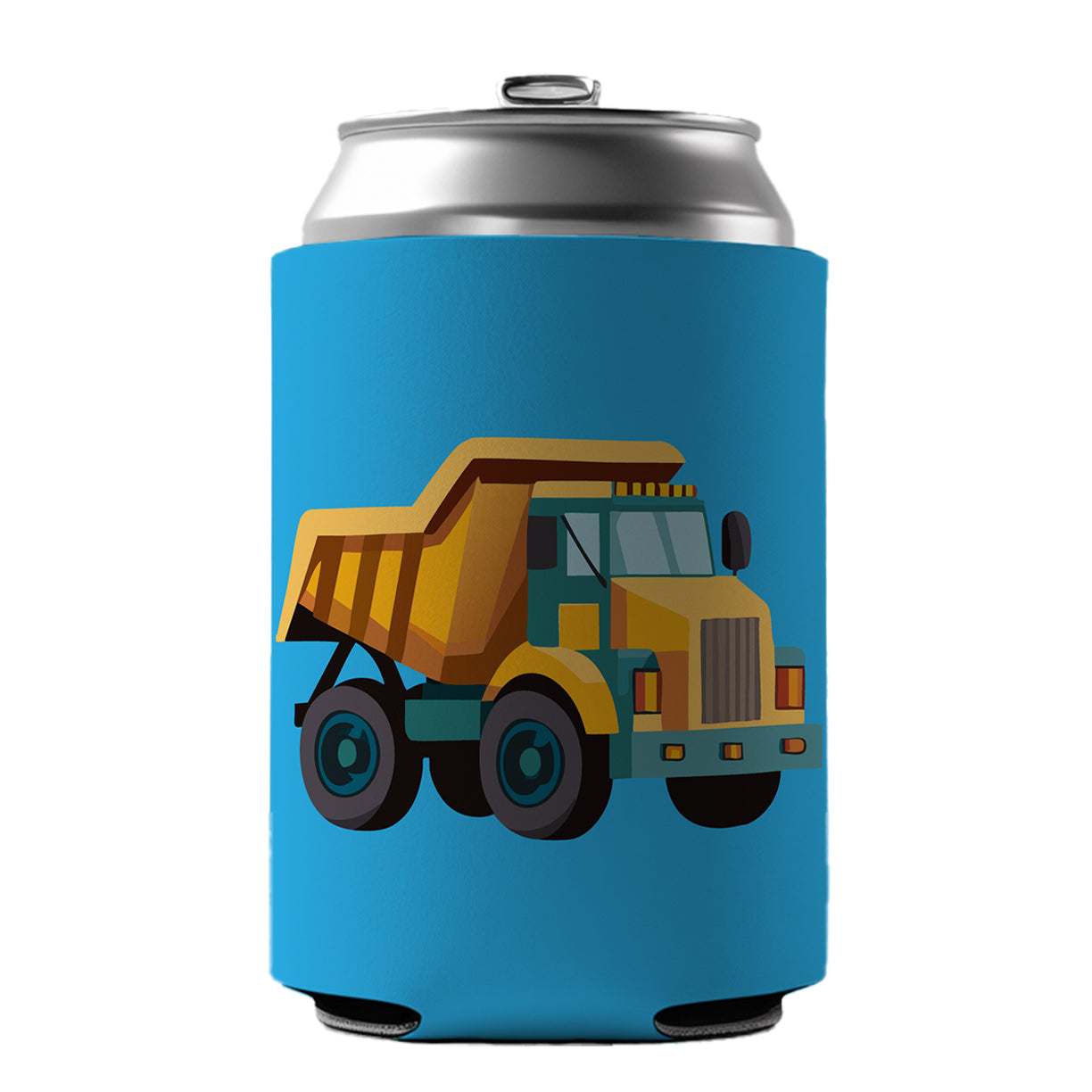 Dump Truck Cute Can Cooler Beer Soda Drink Insulated Holder Sleeve Hugger